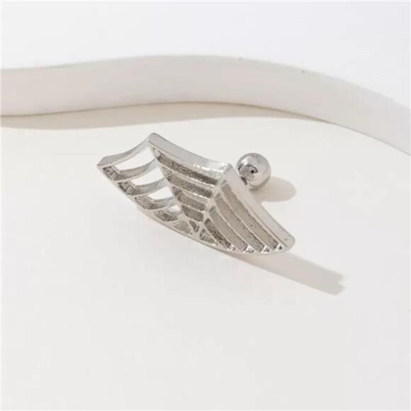 Hidden Helix Earrings – Delicate Cartilage Piercing Jewelry, Hypoallergenic - Picture 3 of 5